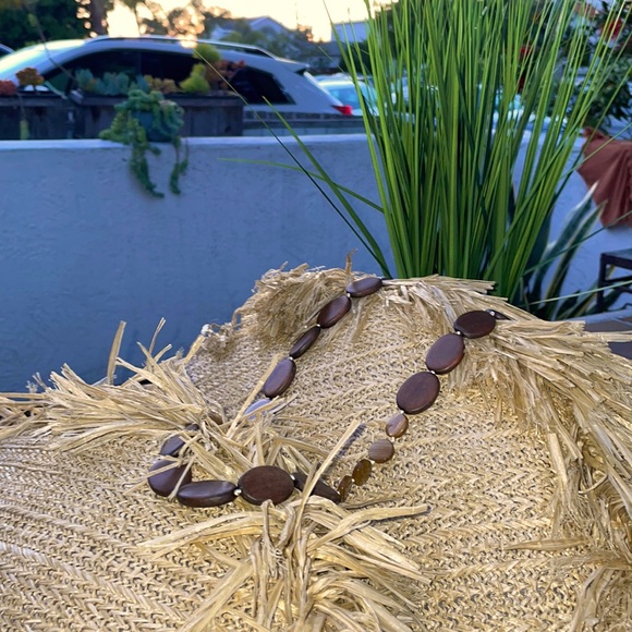 Wooden Beaded Necklace 18” Retro Style, Boho Chic- Market Find & Rebrand… - Picture 3 of 8